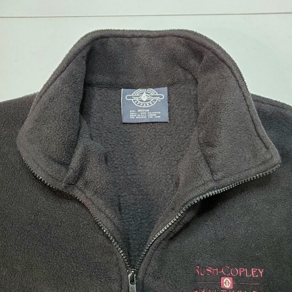 Charles River Heavyweight Fleece 1/4 Zip Pullover M - Picture 5 of 11
